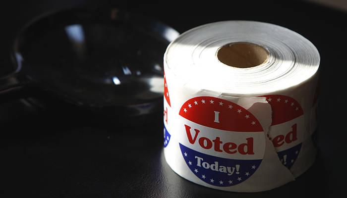 your vote your voice voter sticker