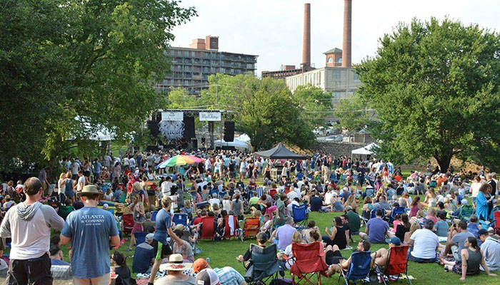 Oakland-Tunes-from-Tombs concert in the park