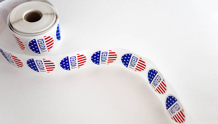 Paper-Ballots vote stickers