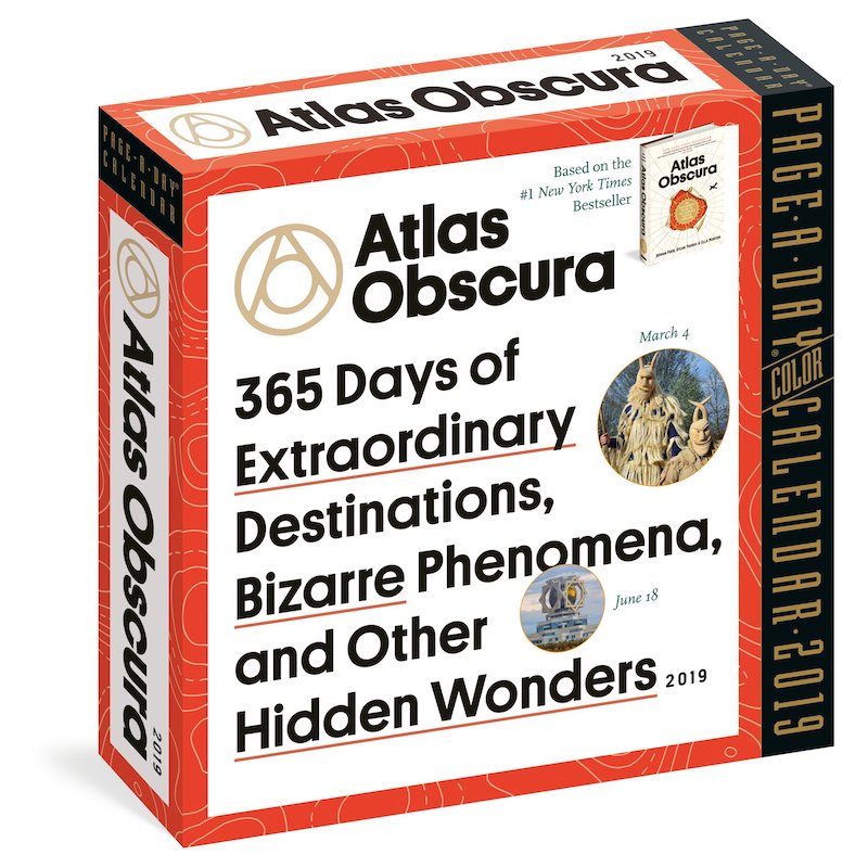 Atlas Obscura calendar